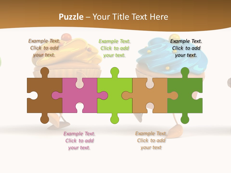 Cream Dessert American PowerPoint Template