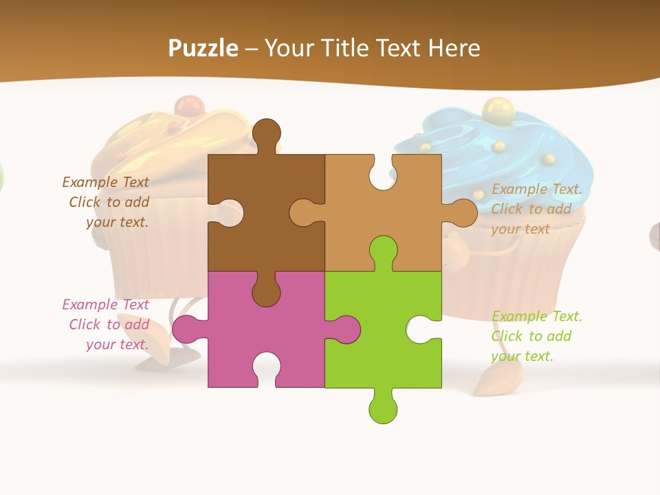 Cream Dessert American PowerPoint Template