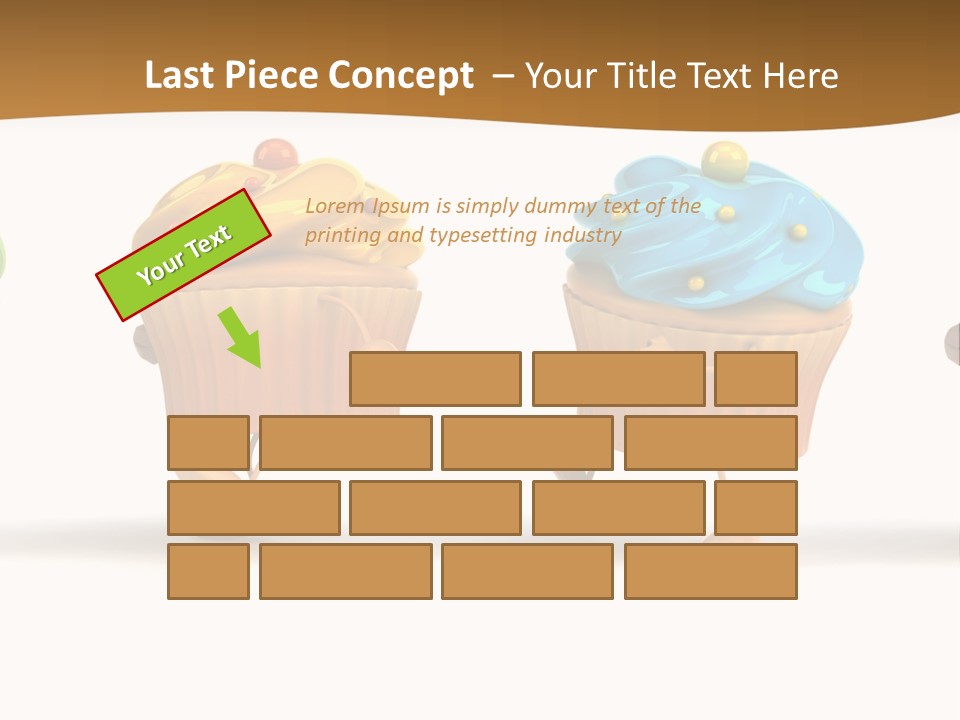 Cream Dessert American PowerPoint Template