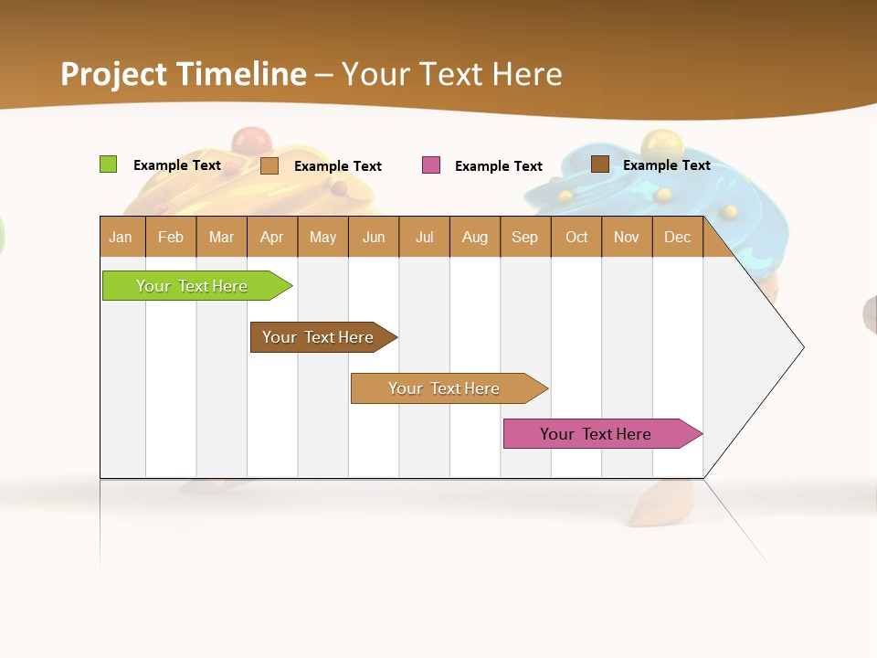 Cream Dessert American PowerPoint Template