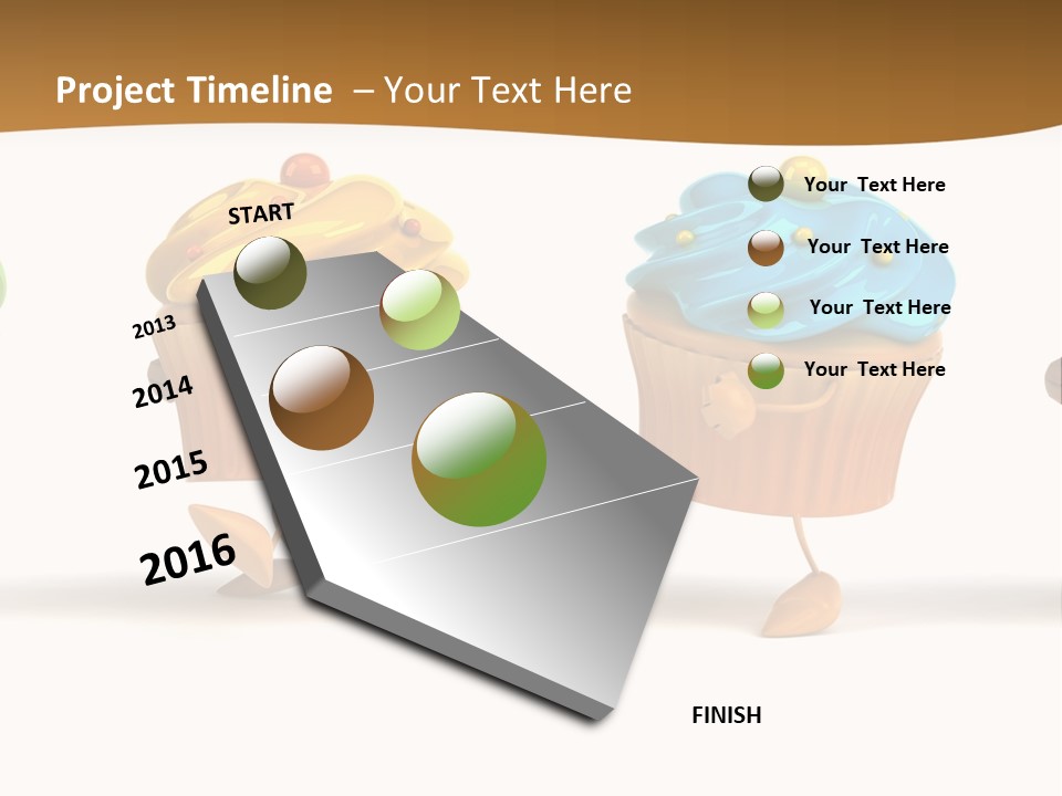 Cream Dessert American PowerPoint Template