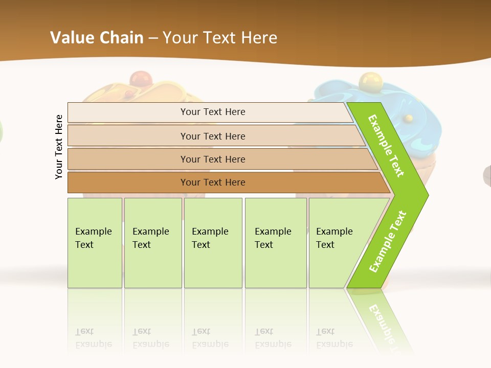 Cream Dessert American PowerPoint Template