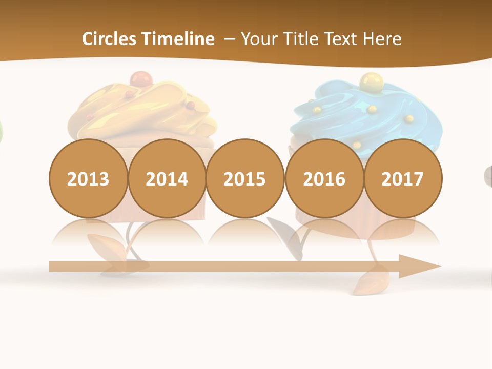 Cream Dessert American PowerPoint Template