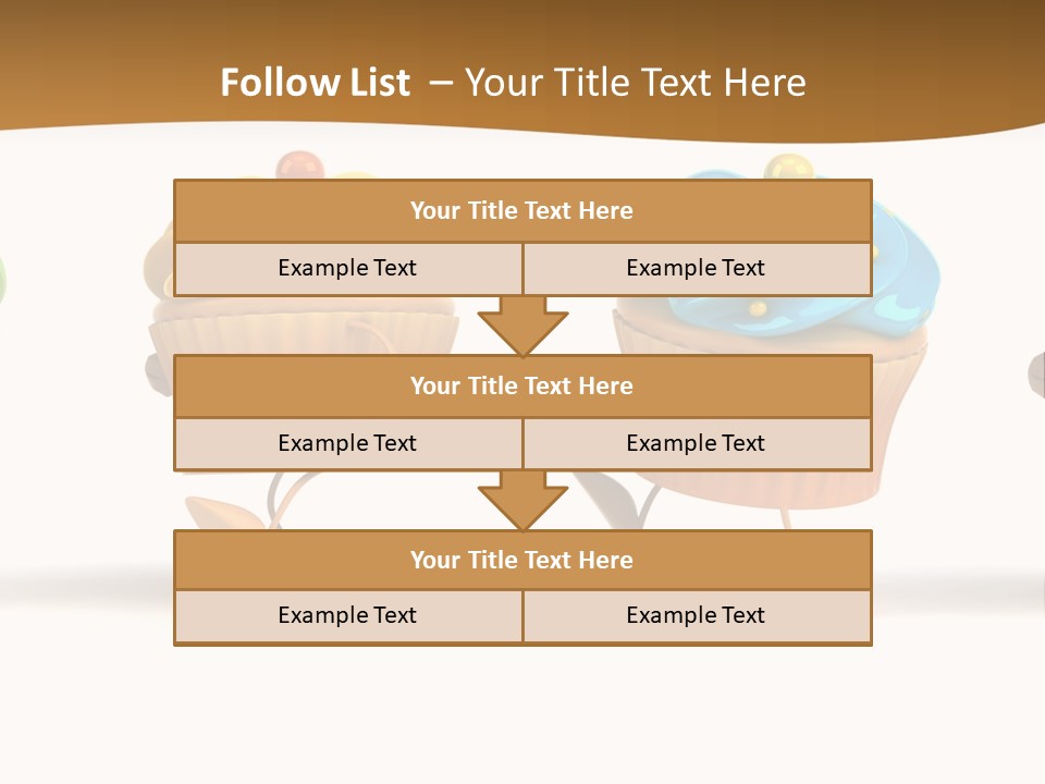 Cream Dessert American PowerPoint Template
