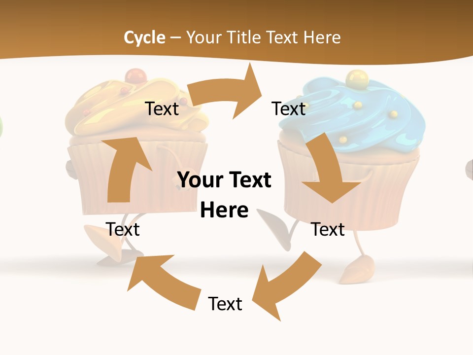 Cream Dessert American PowerPoint Template