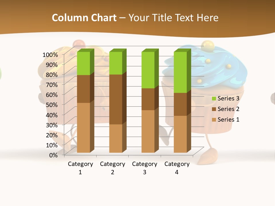 Cream Dessert American PowerPoint Template