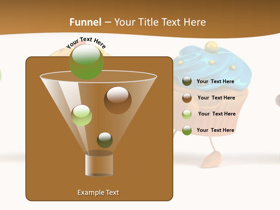 Cream Dessert American PowerPoint Template