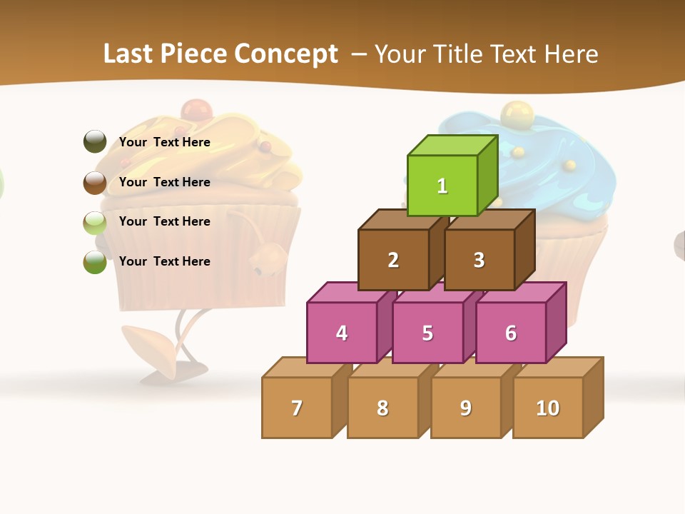 Cream Dessert American PowerPoint Template