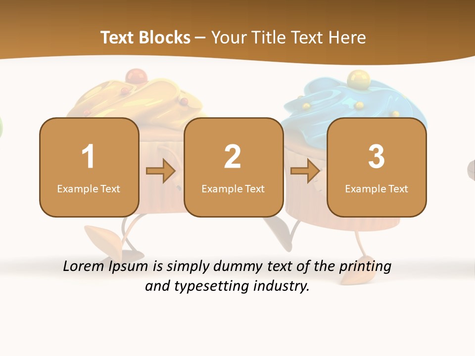 Cream Dessert American PowerPoint Template