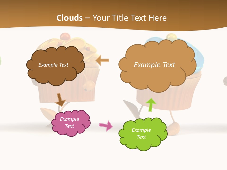 Cream Dessert American PowerPoint Template