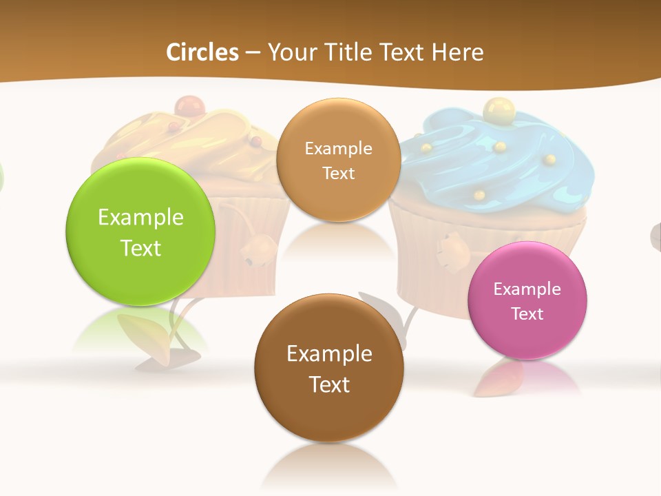 Cream Dessert American PowerPoint Template