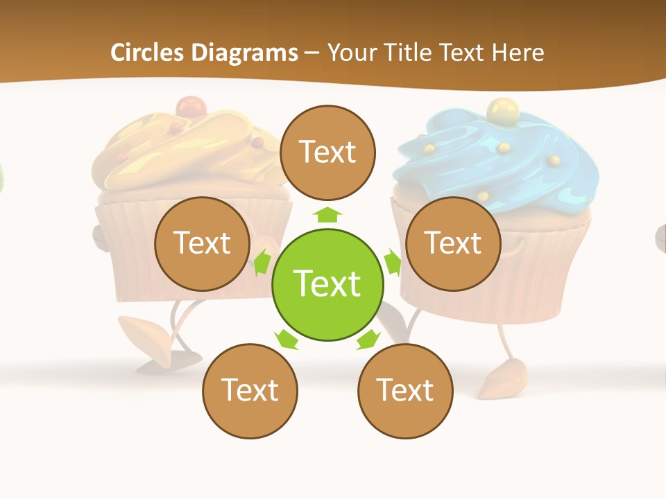 Cream Dessert American PowerPoint Template