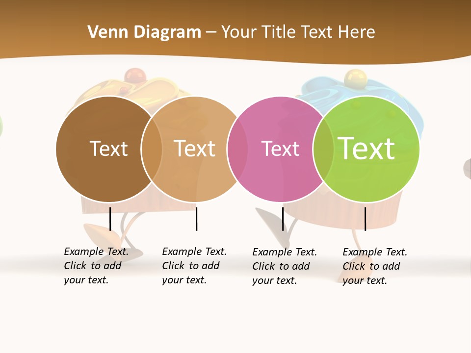 Cream Dessert American PowerPoint Template