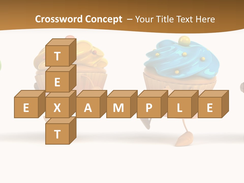 Cream Dessert American PowerPoint Template