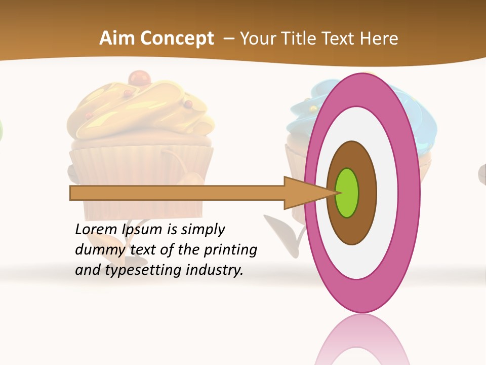 Cream Dessert American PowerPoint Template