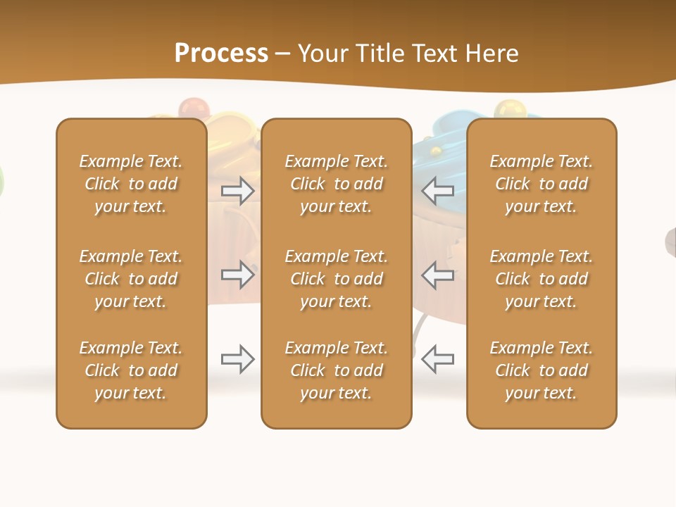 Cream Dessert American PowerPoint Template