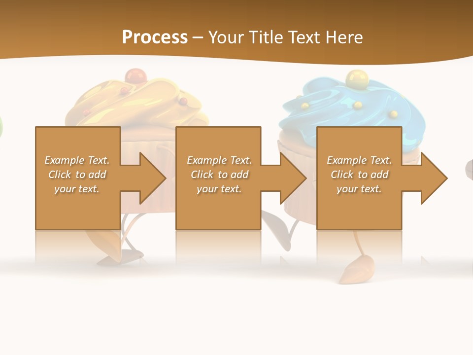 Cream Dessert American PowerPoint Template