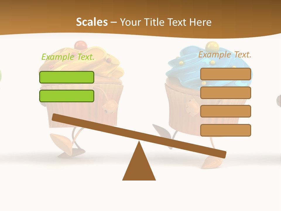 Cream Dessert American PowerPoint Template