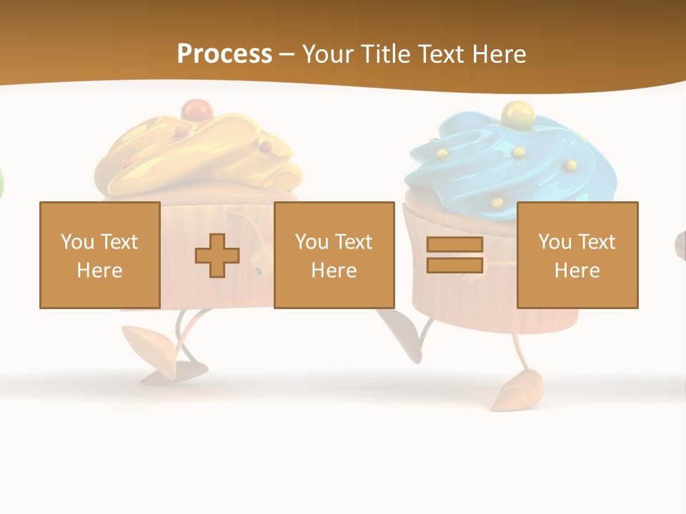 Cream Dessert American PowerPoint Template