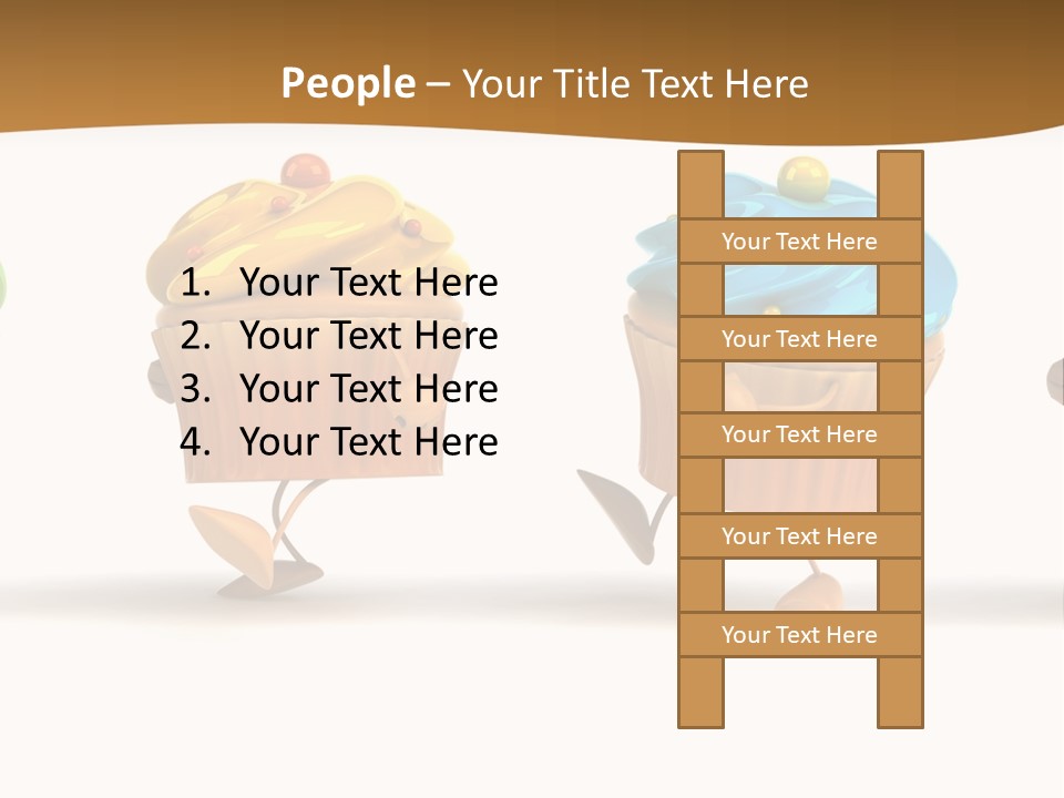 Cream Dessert American PowerPoint Template