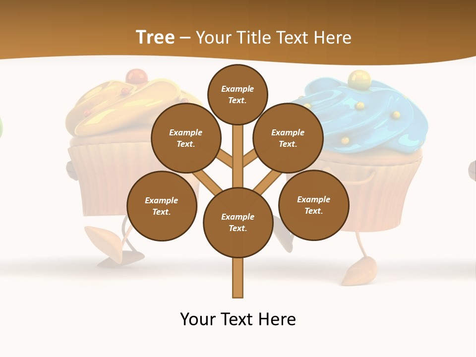 Cream Dessert American PowerPoint Template