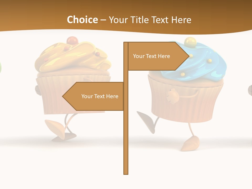 Cream Dessert American PowerPoint Template