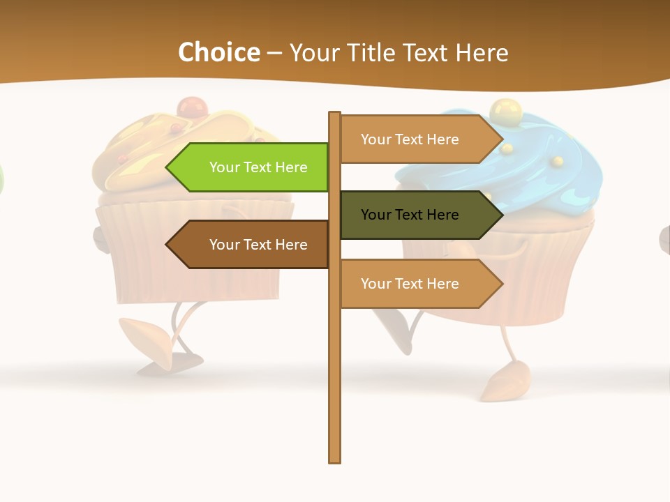Cream Dessert American PowerPoint Template