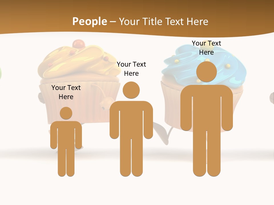 Cream Dessert American PowerPoint Template