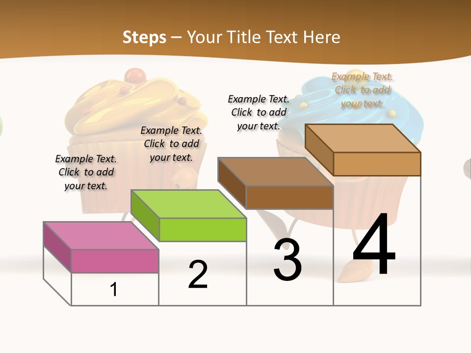 Cream Dessert American PowerPoint Template
