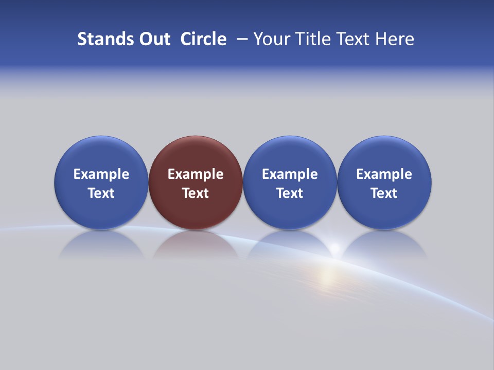 Bright Sun Render PowerPoint Template