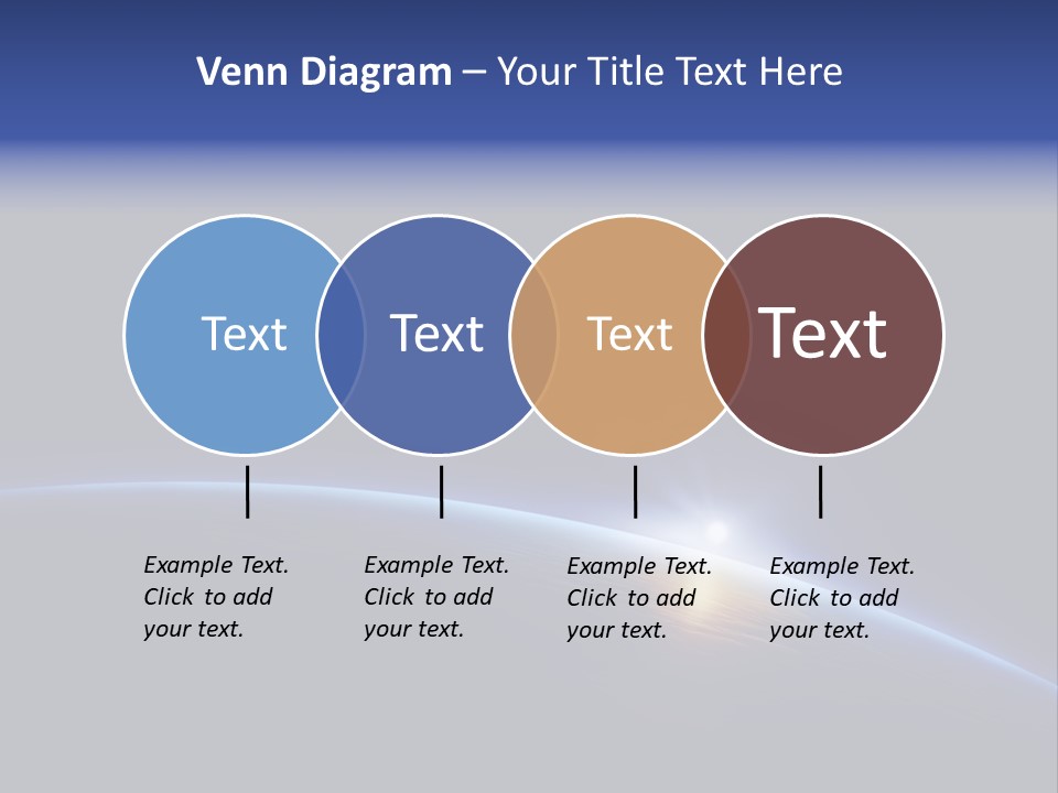 Bright Sun Render PowerPoint Template