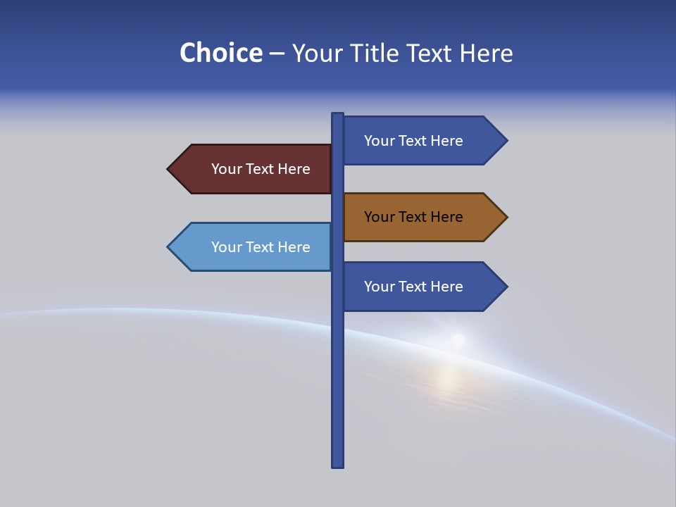 Bright Sun Render PowerPoint Template