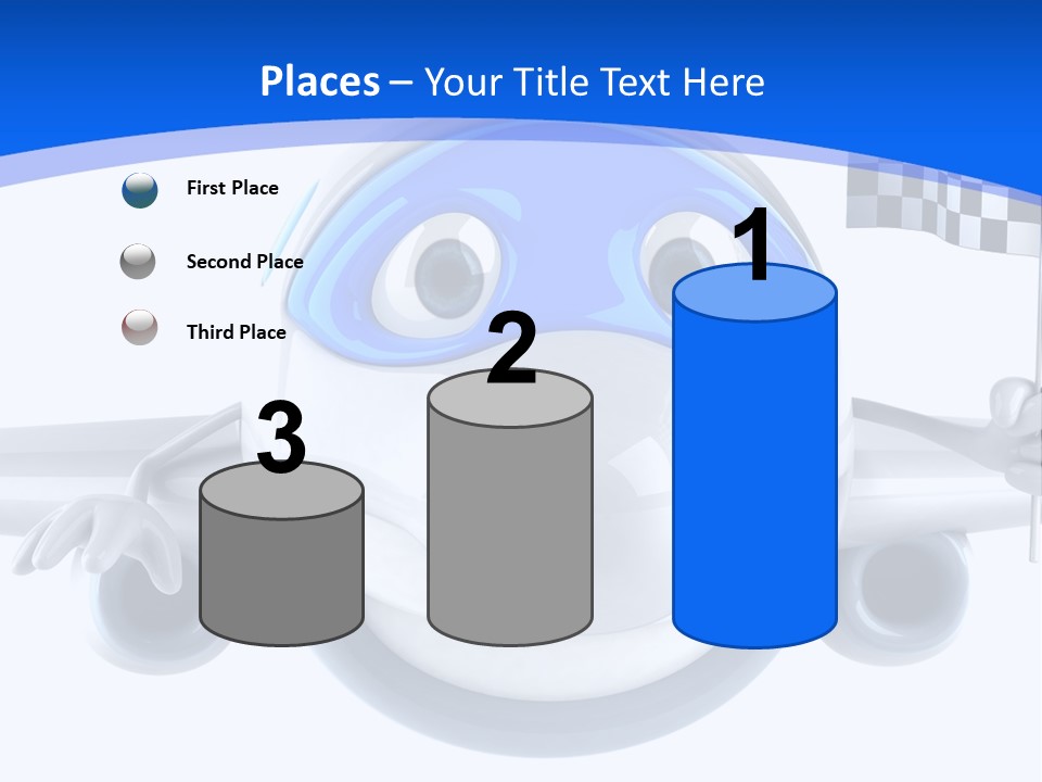 Transport Illustration Flight PowerPoint Template