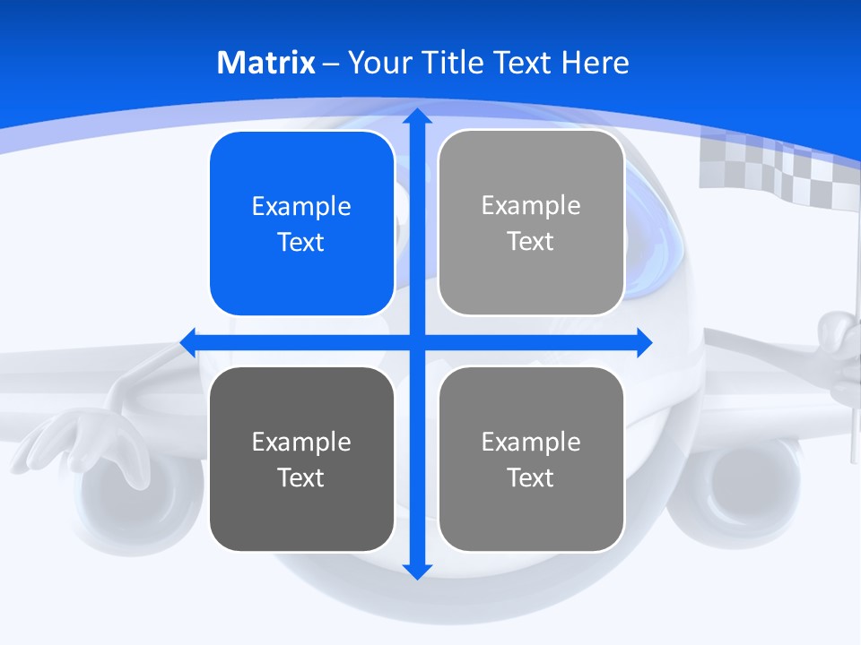 Transport Illustration Flight PowerPoint Template