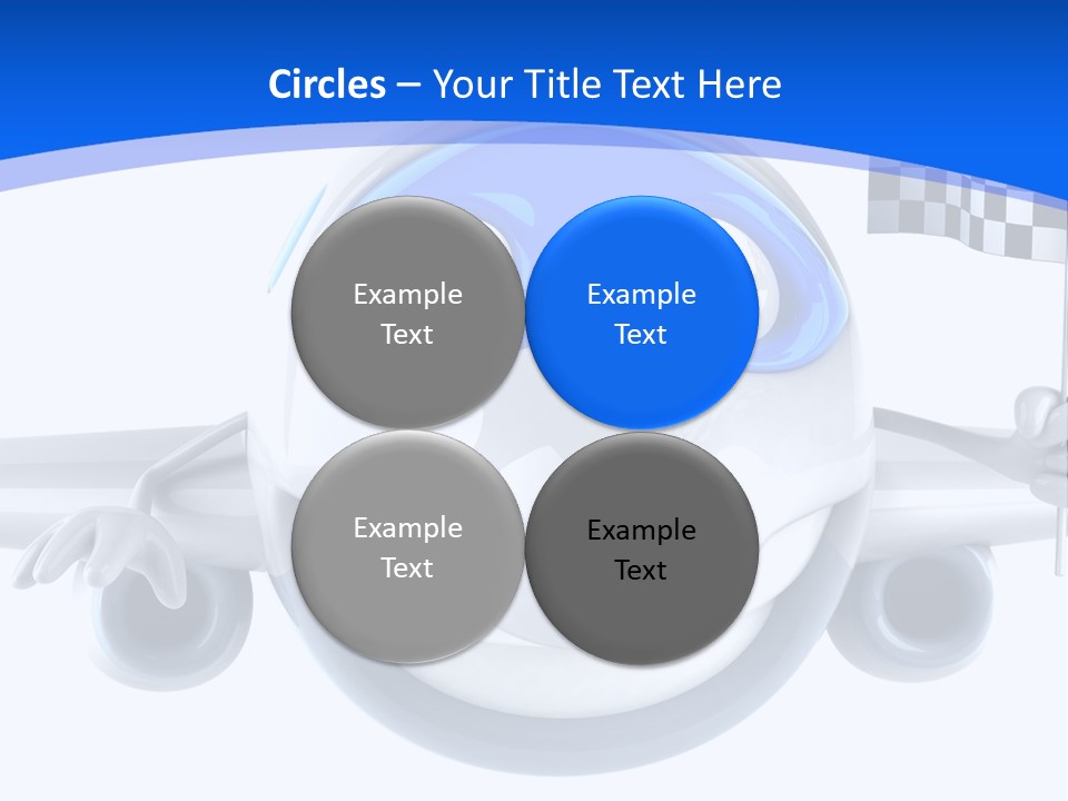 Transport Illustration Flight PowerPoint Template