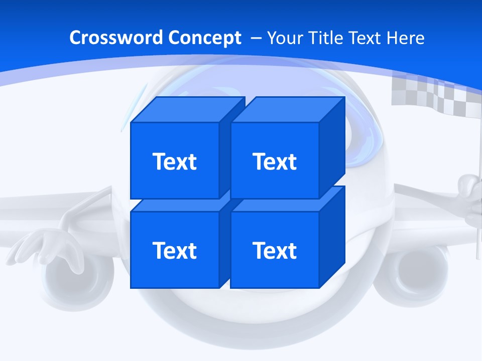 Transport Illustration Flight PowerPoint Template
