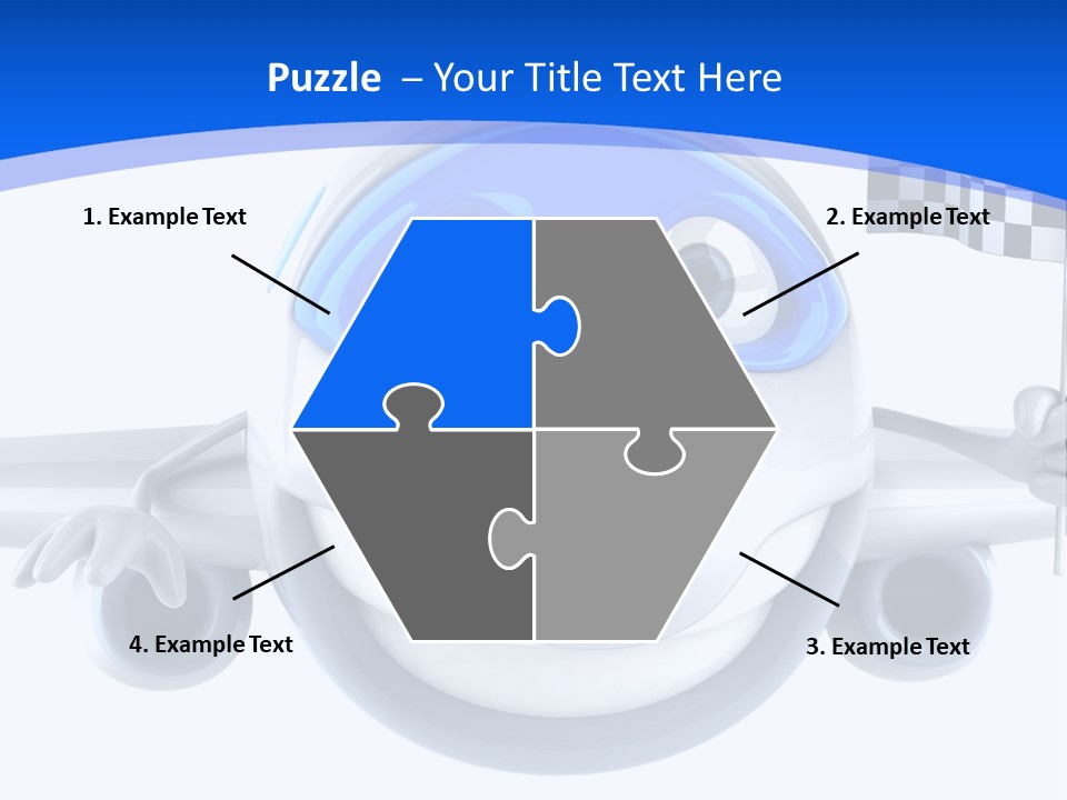 Transport Illustration Flight PowerPoint Template