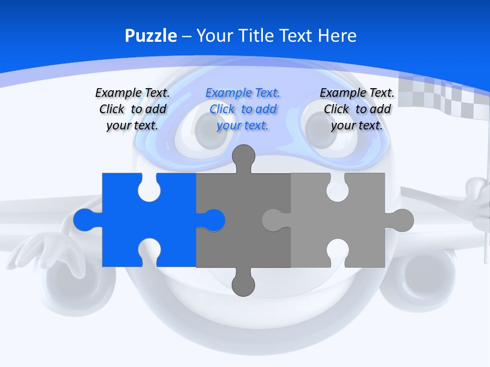 Transport Illustration Flight PowerPoint Template