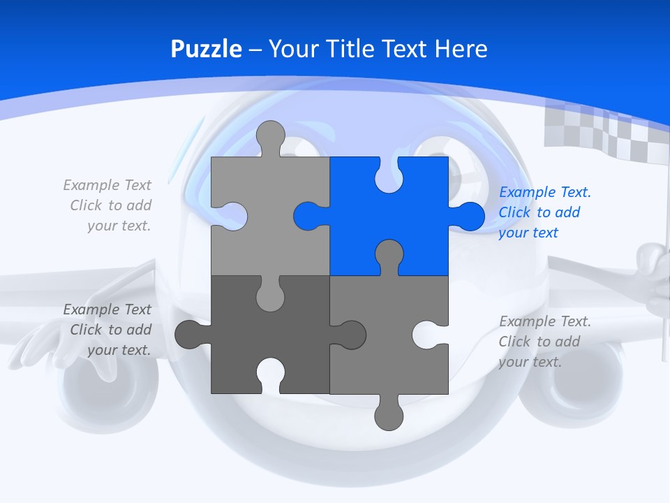 Transport Illustration Flight PowerPoint Template