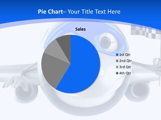 Transport Illustration Flight PowerPoint Template