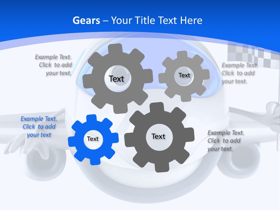 Transport Illustration Flight PowerPoint Template