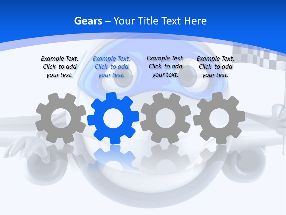 Transport Illustration Flight PowerPoint Template