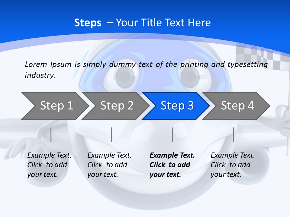 Transport Illustration Flight PowerPoint Template