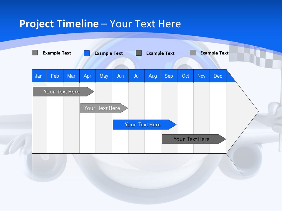 Transport Illustration Flight PowerPoint Template