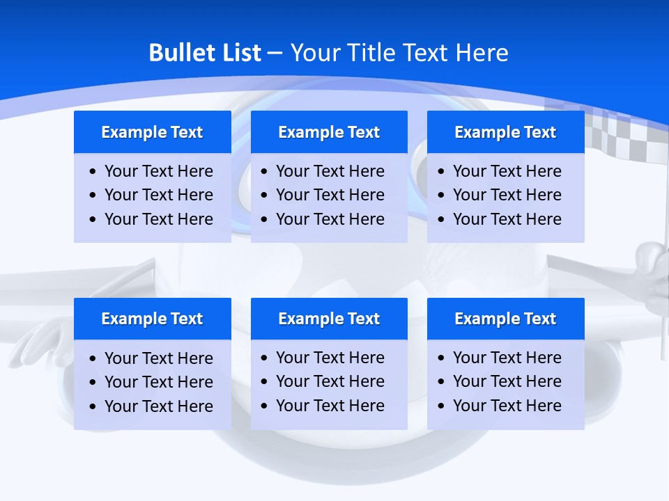 Transport Illustration Flight PowerPoint Template