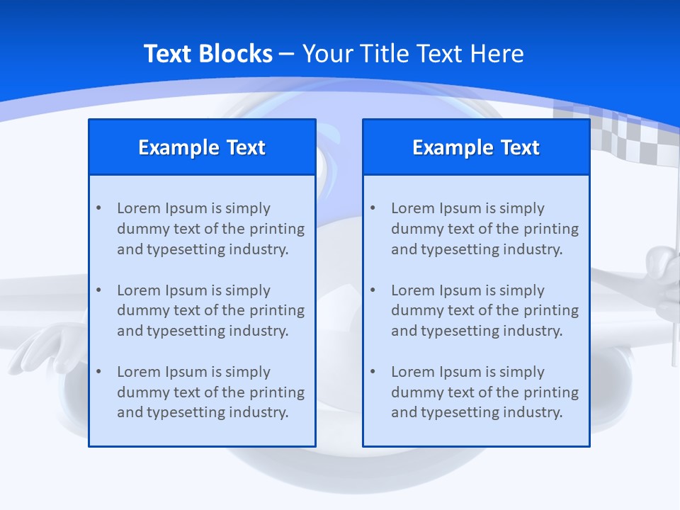 Transport Illustration Flight PowerPoint Template