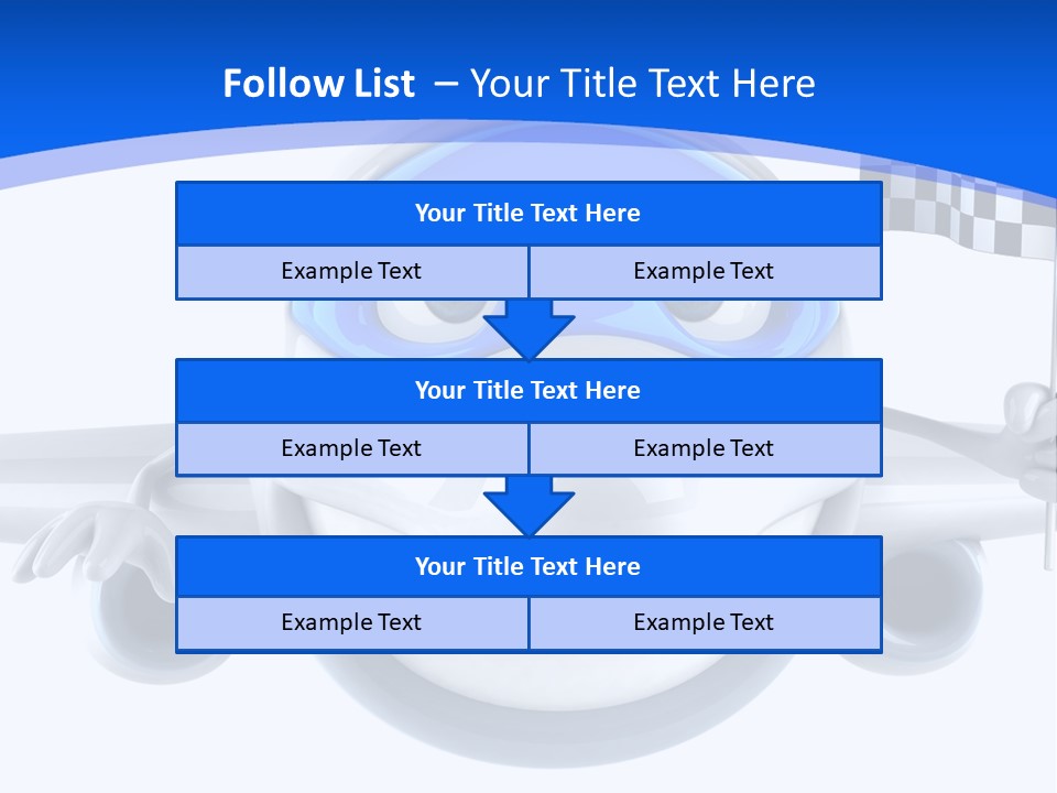 Transport Illustration Flight PowerPoint Template