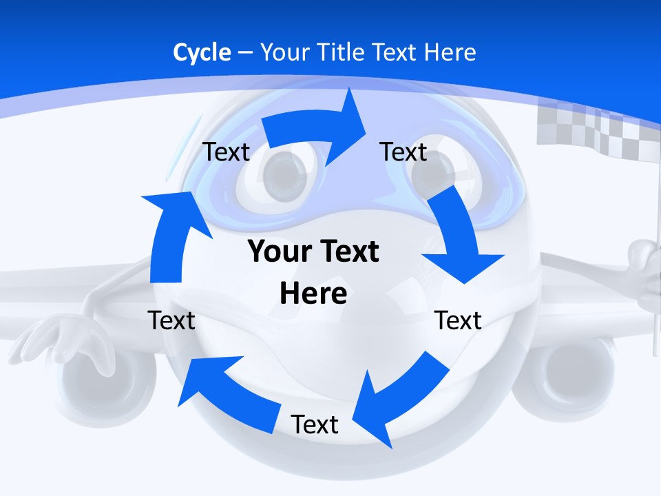 Transport Illustration Flight PowerPoint Template