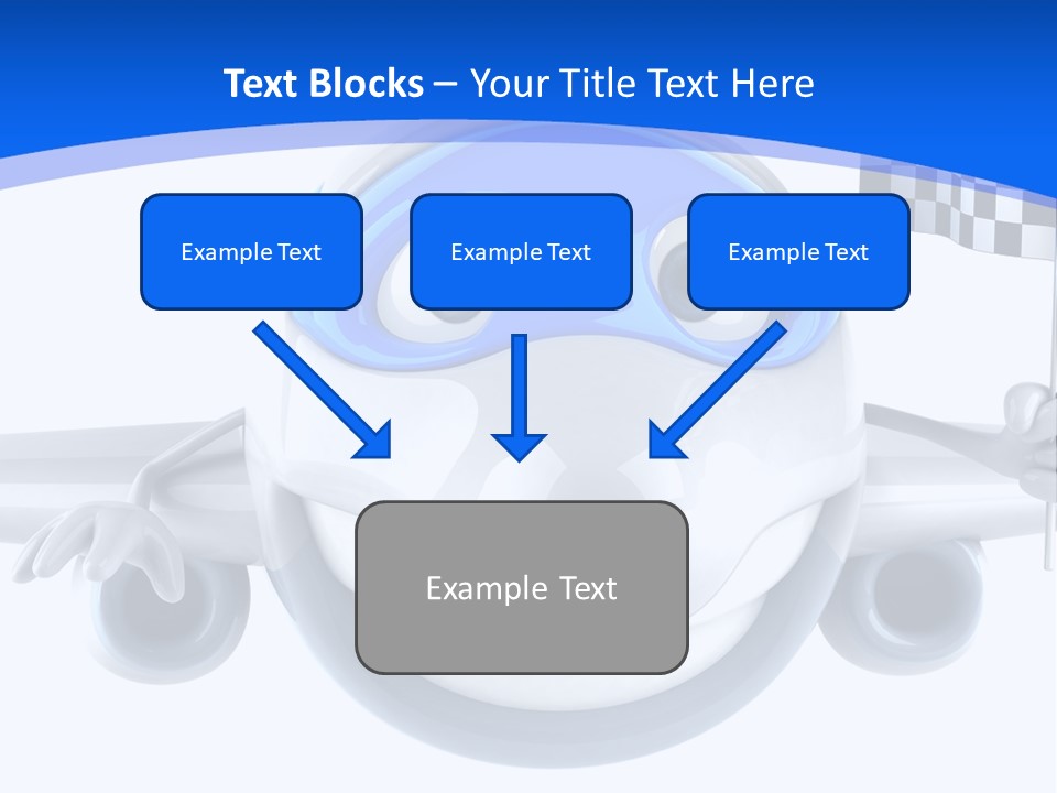 Transport Illustration Flight PowerPoint Template