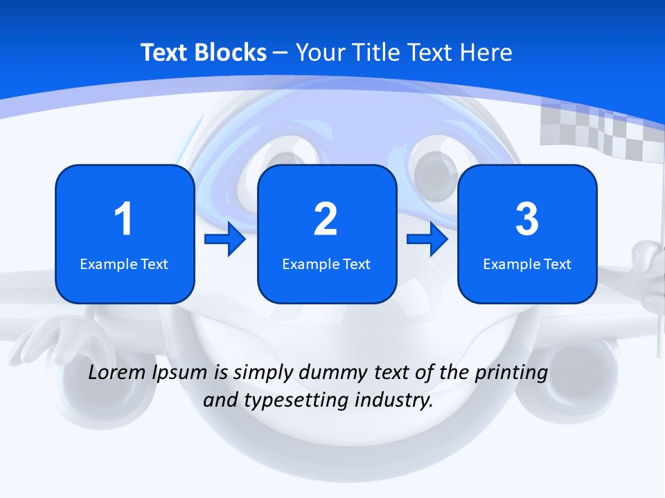 Transport Illustration Flight PowerPoint Template